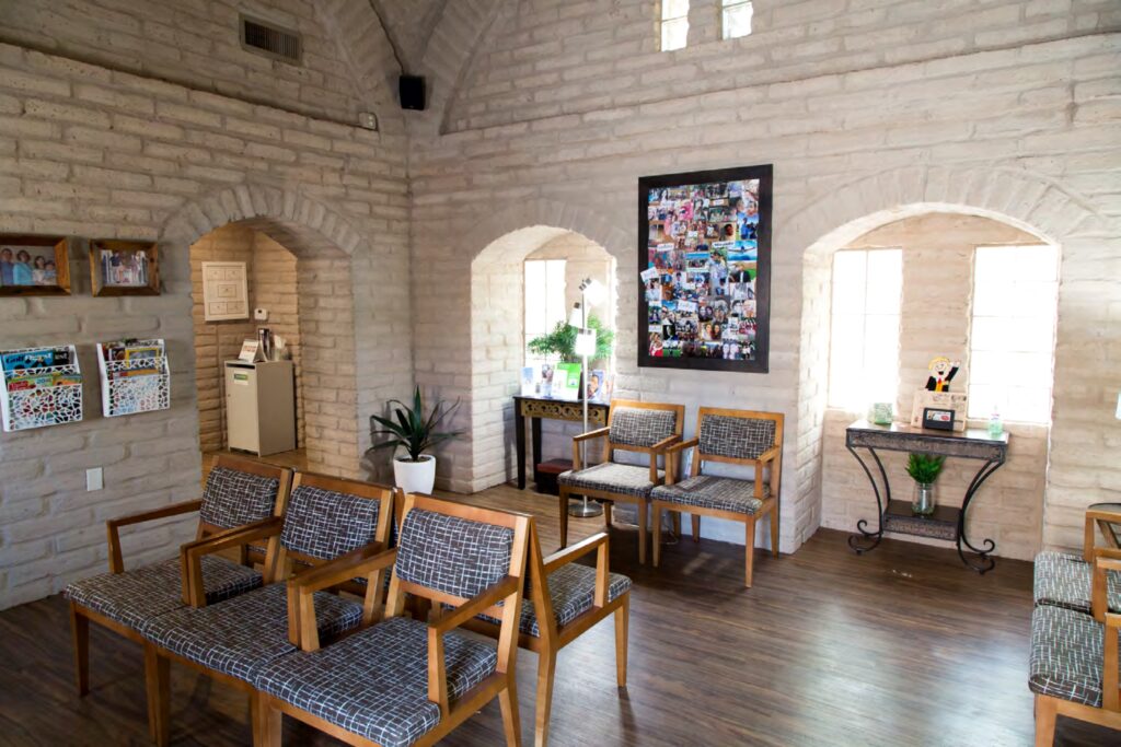 waiting room at Creative Smiles Dentistry